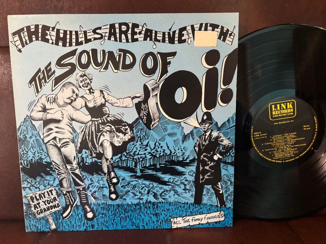 LP★SOUND OF Oi～80sUK盤サーフィンUSAカバー秀逸★SKINS