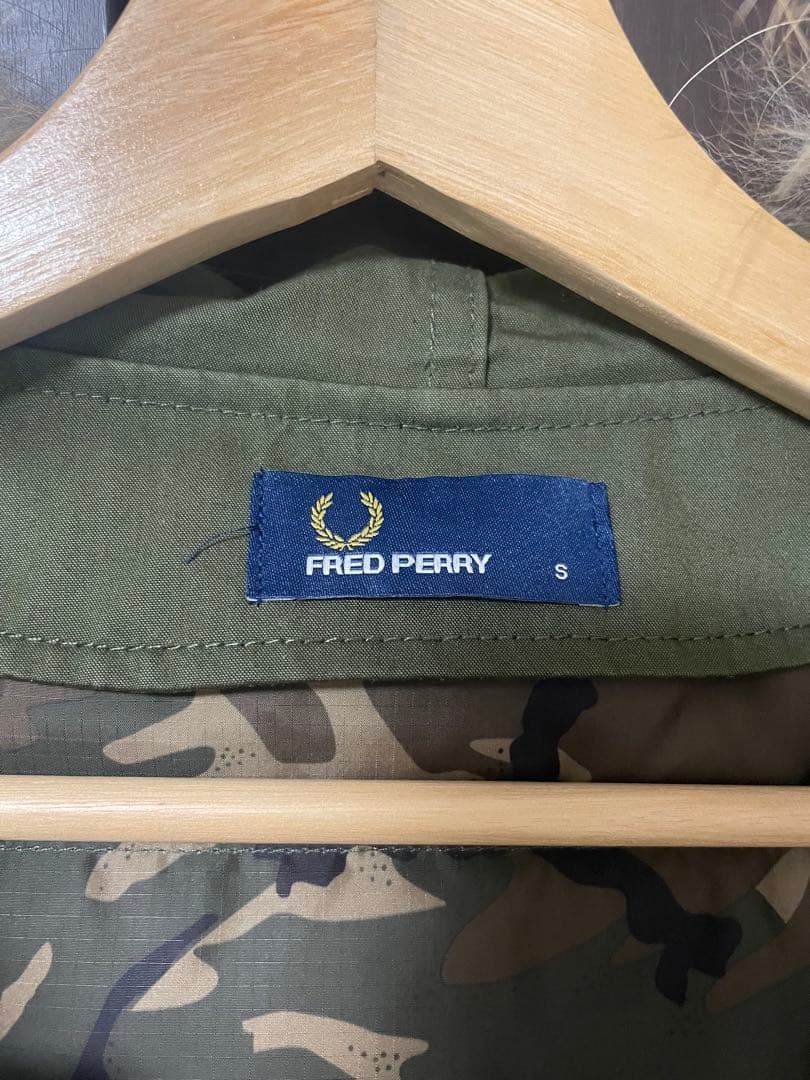 フレッドペリー fredperry S モッズコート オリーブグリーン