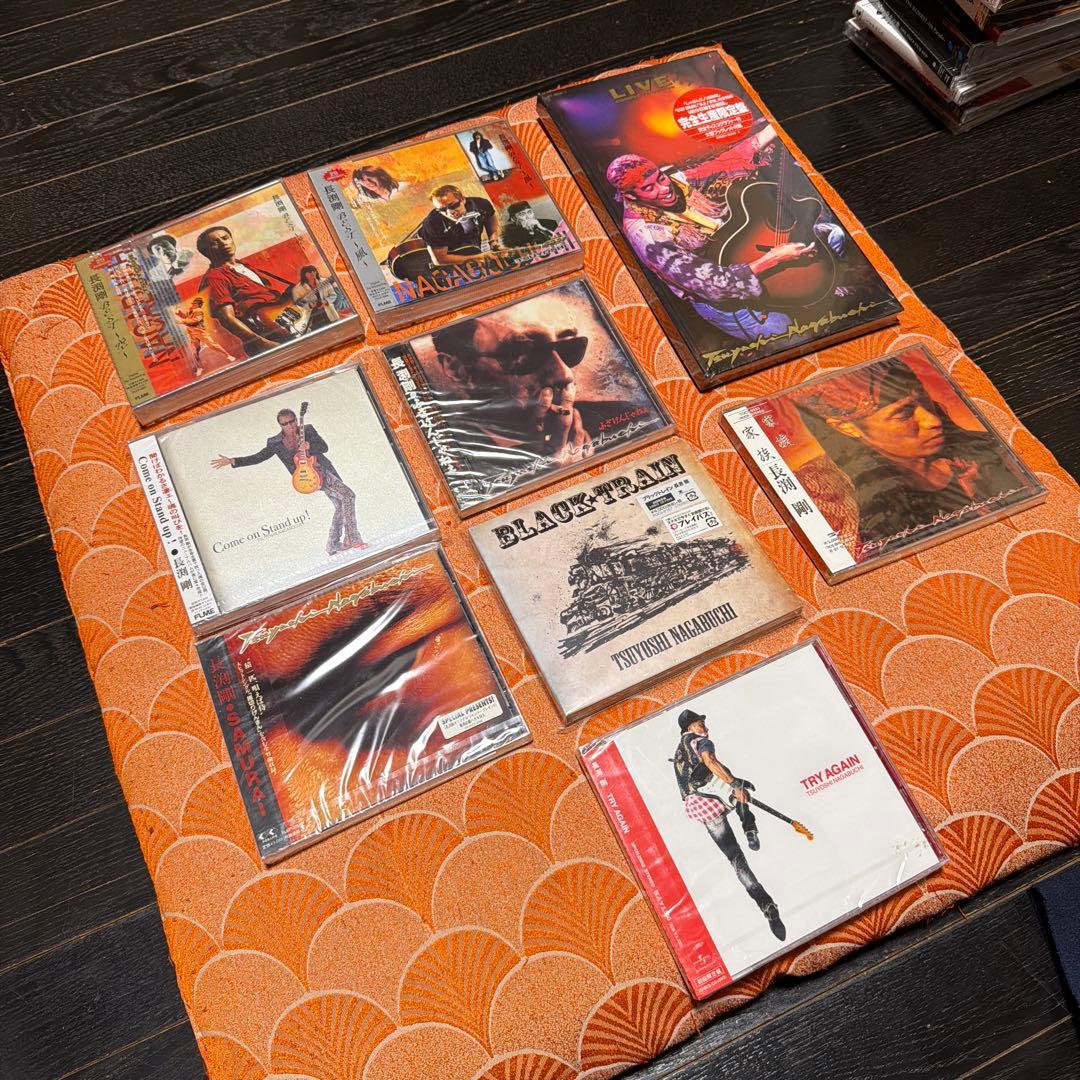 新品未使用　未開封品　長渕剛　CD 9点セット　当時品