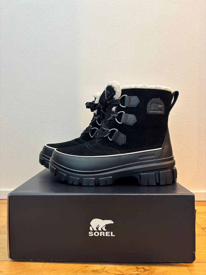 SOREL 防水　ファー付き　スノーブーツ