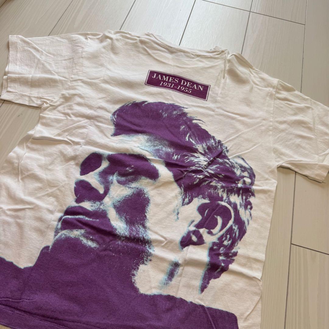 80s− JAMES DEAN ジェームズディーン 総柄 Tシャツ