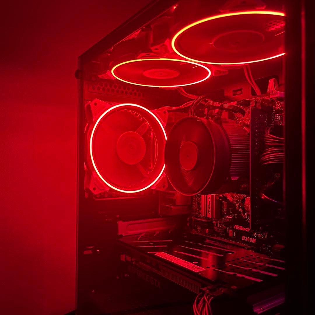 【美品】ゲーミングPC (新品ケース+ARGBファン付1万円相当)