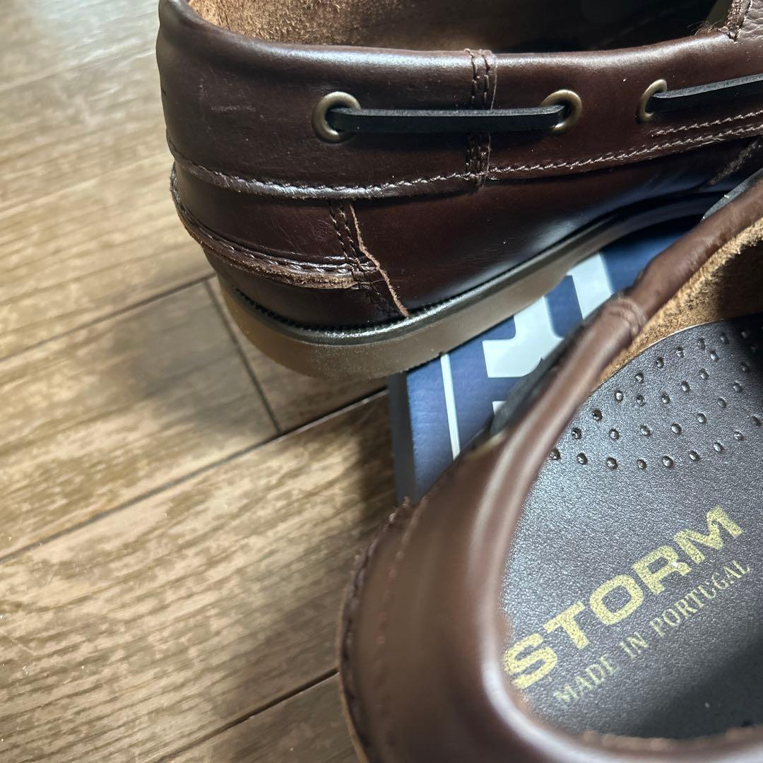 STORM ブラウン デッキシューズ☆未使用品☆28cm☆レザー