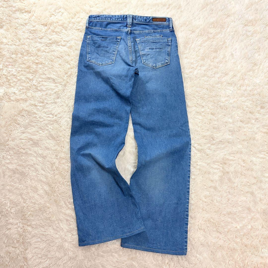 YANUK ヤヌーク バギーデニム 日本製 23 カットオフ補正あり レディース