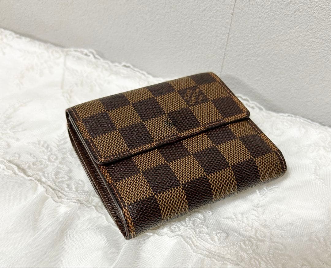L*-様 Louis Vuitton ダミエ　ポルトフォイユ　Wホック　三つ折り
