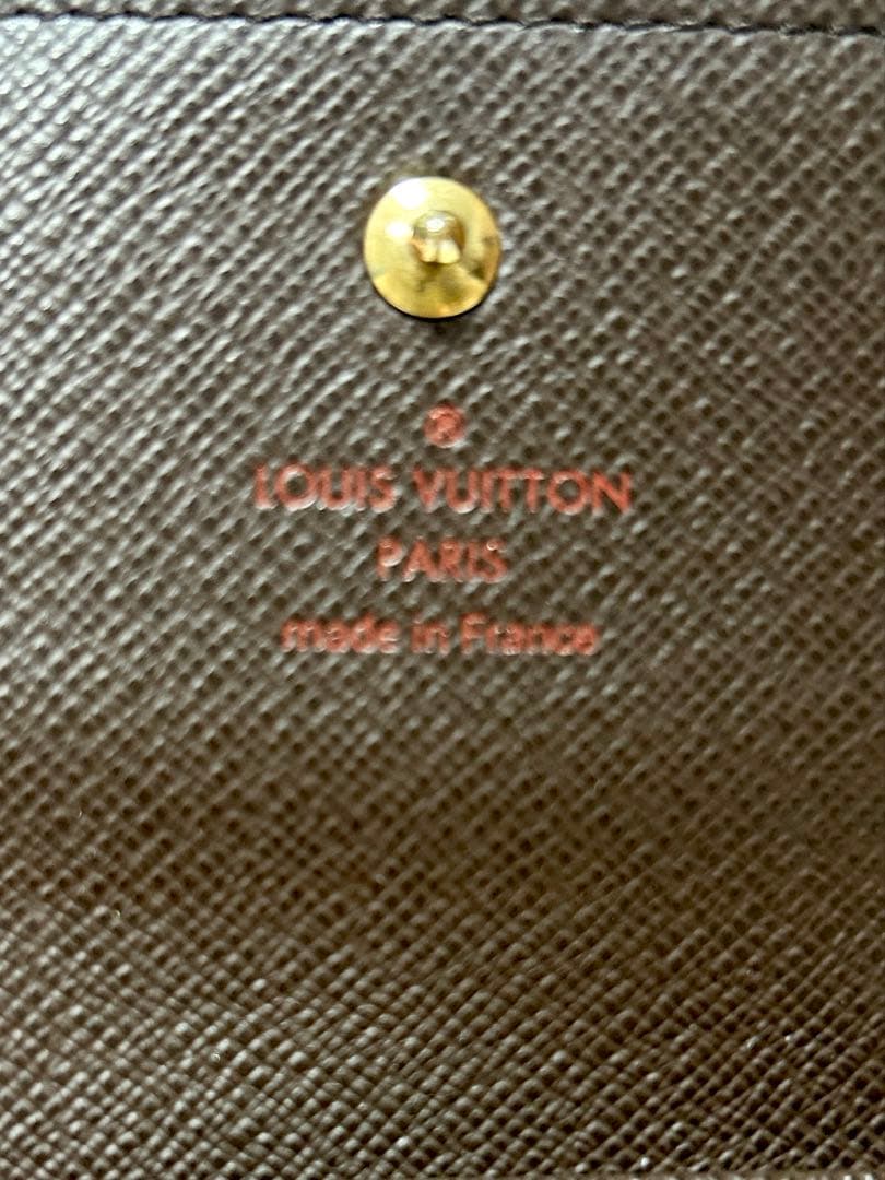 L*-様 Louis Vuitton ダミエ　ポルトフォイユ　Wホック　三つ折り