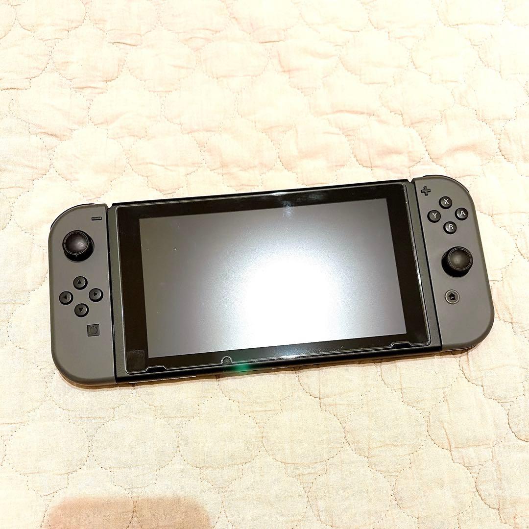 Nintendo Switch スウィッチ 本体 グレー ケース付き