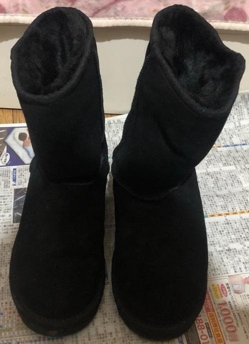 UGG australia アグ ムートンブーツ ブラック 26㎝ メンズ可