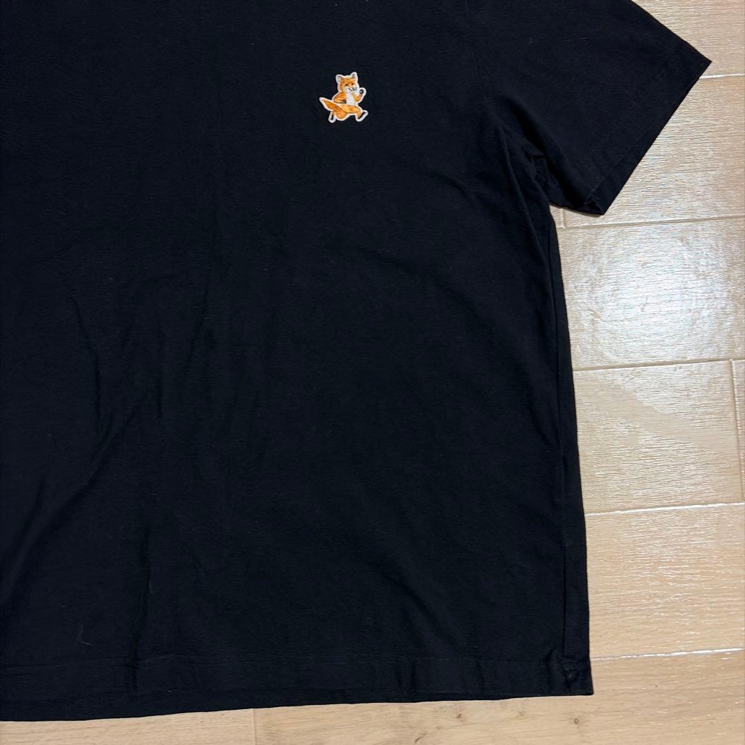 MAISON KITSUNE メゾンキツネ ロゴTシャツ ブラック S