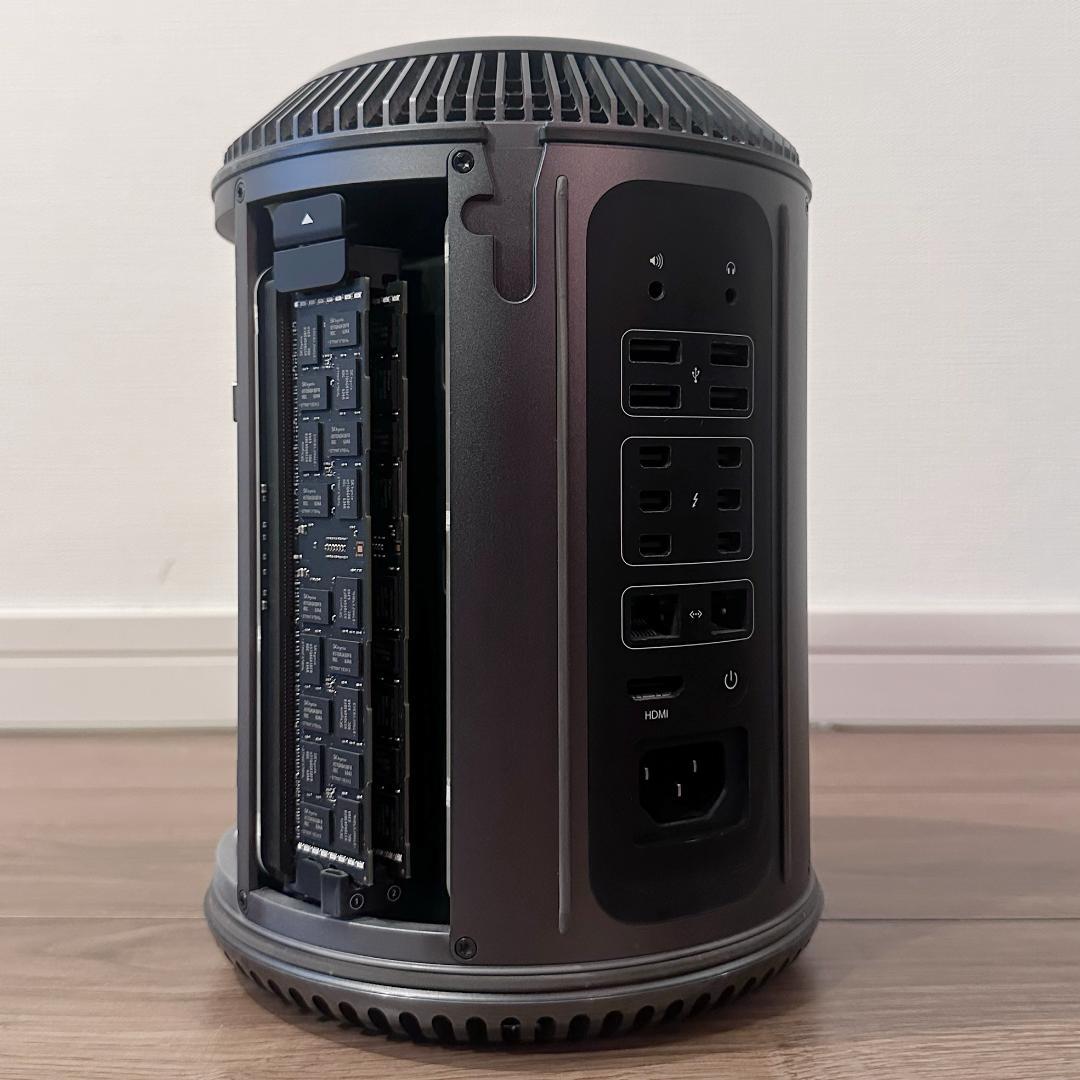 Macデスクトップ MacPro 2013 3.5GHz 6Core 64GB 1TB SSD