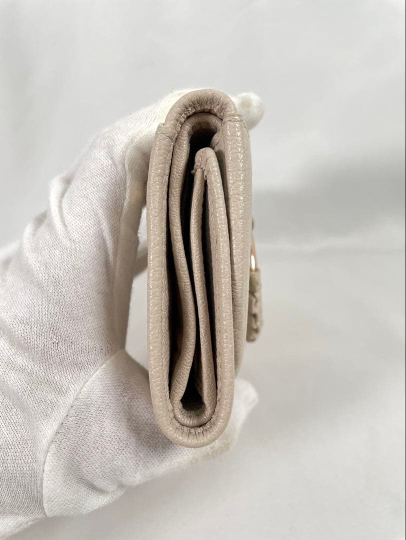 未使用に近い SEE BY CHLOE シーバイクロエ 三つ折り財布 HANA