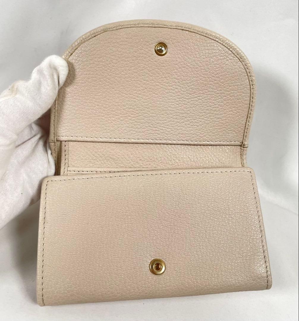 未使用に近い SEE BY CHLOE シーバイクロエ 三つ折り財布 HANA
