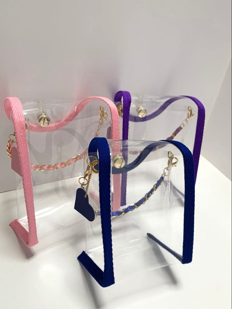 ぐうちゃん気軽にコメントしてください　ちびぬいポーチピンク紫　おけんとさま