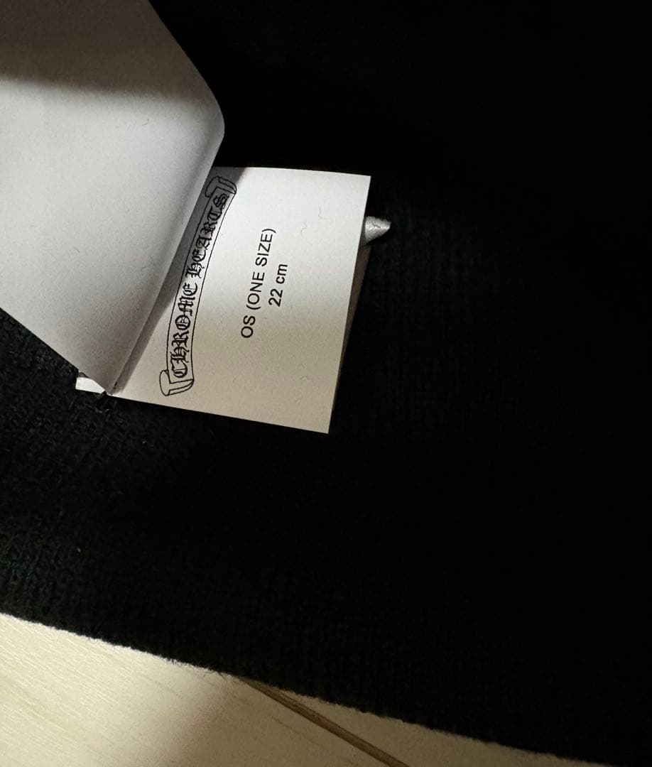 クロムハーツ Logo Beanie Black ニット帽 ビーニー