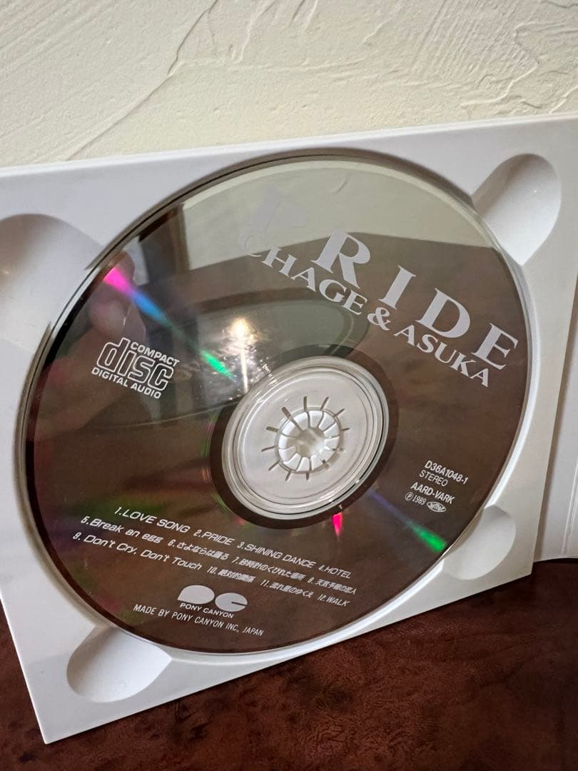レア　CHAGE&ASKA PRIDE 邦楽CD アルバム 1989年 2枚組