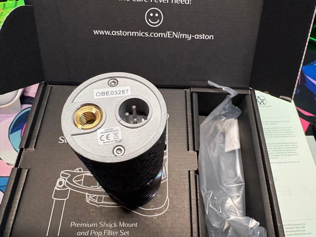 配信機器・PA機器・レコーディング機器 Aston Microphones / Aston Origin Black