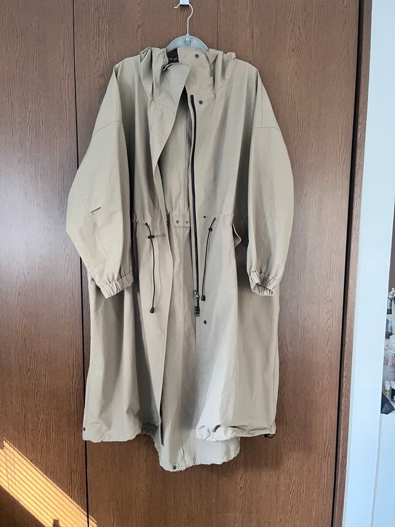 GALLARDAGALANTE　ユーティリティタフタコート　グレージュ