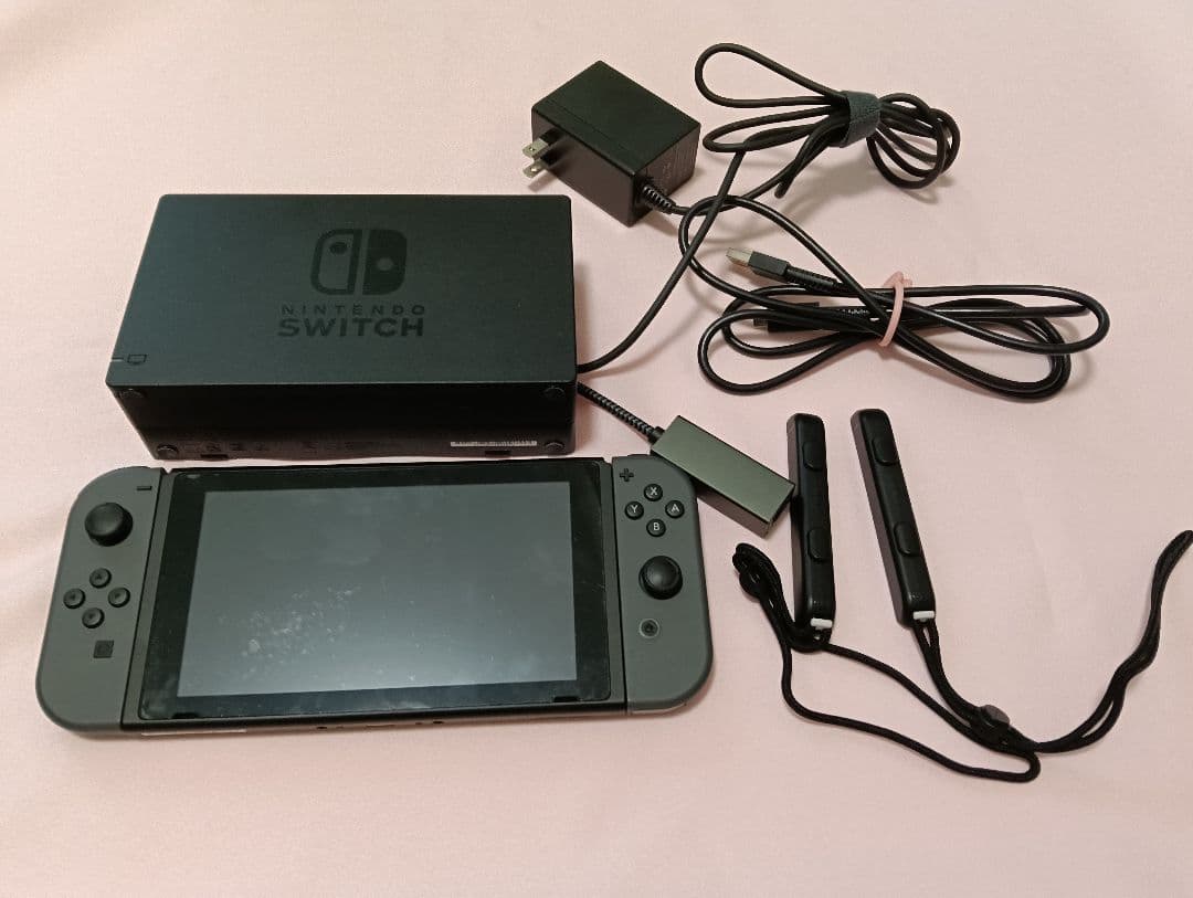 Nintendo Switch グレー 本体　SDカード64GB付き