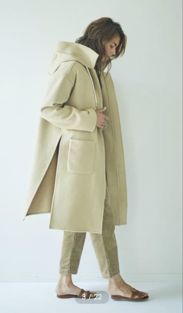 ✨️最高級✨️定価8万 SEA ウールオーバーコート　MADE IN JAPAN