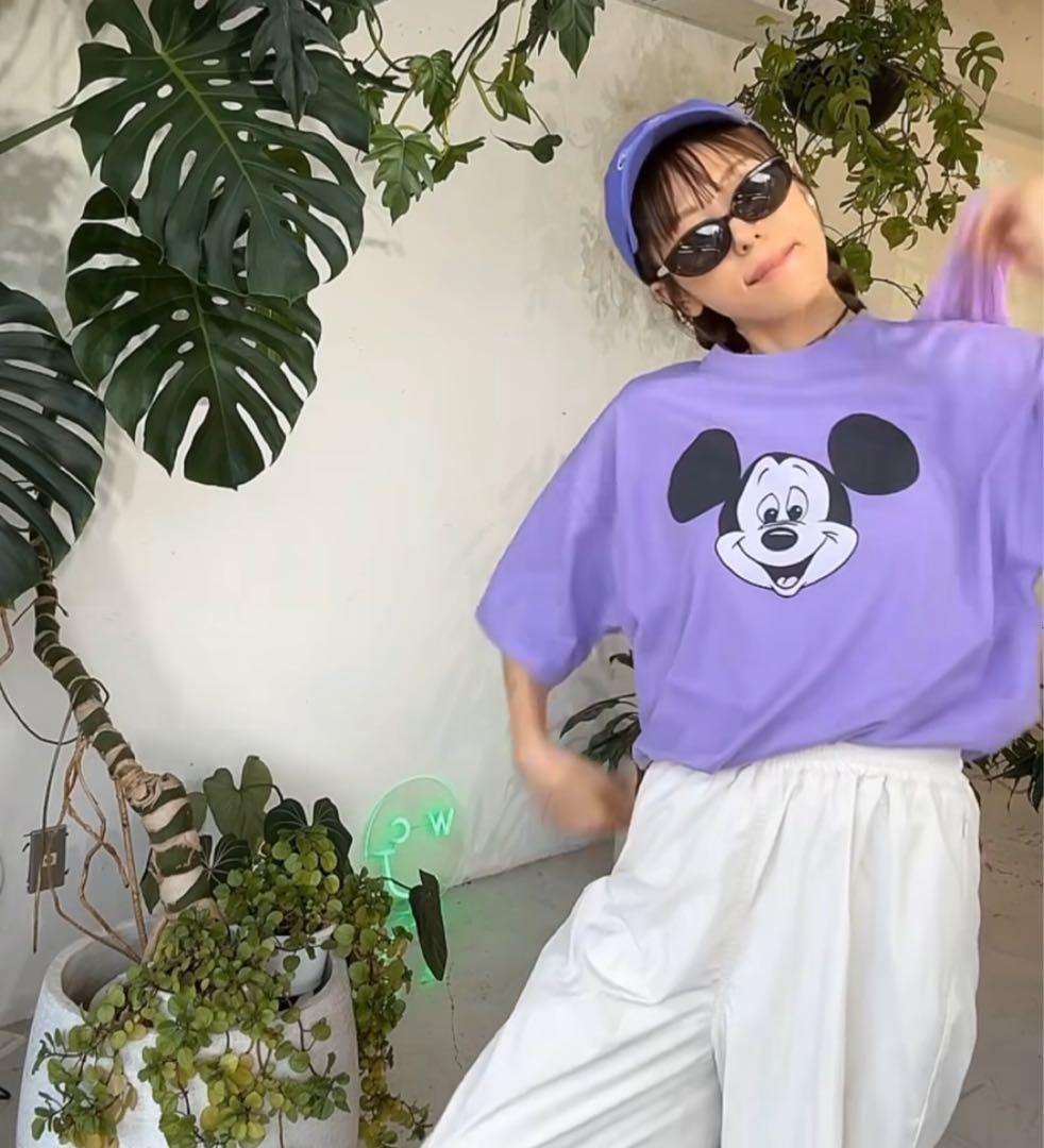 若槻千夏WCJapan ミッキーTシャツ