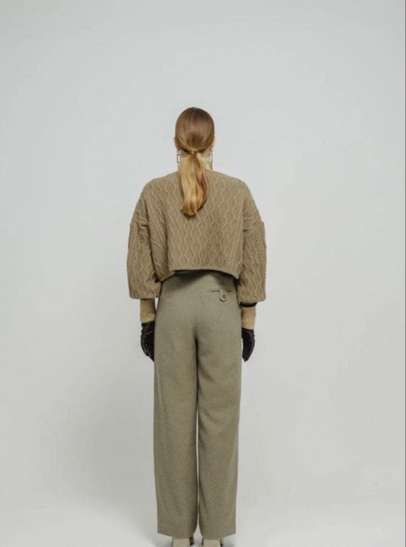 トップス eaphi CABLE KNIT CARDIGAN