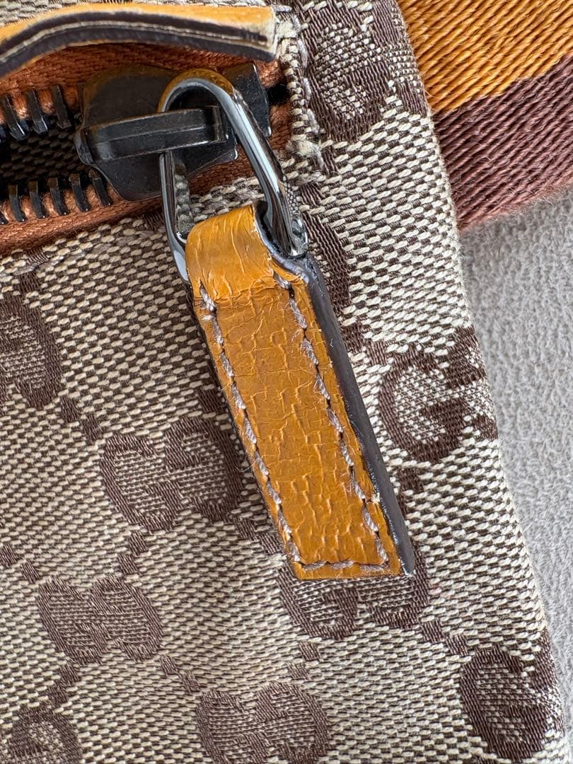 ら*む様 【GUCCI】GGキャンパス ウエストポーチ 専用布袋付
