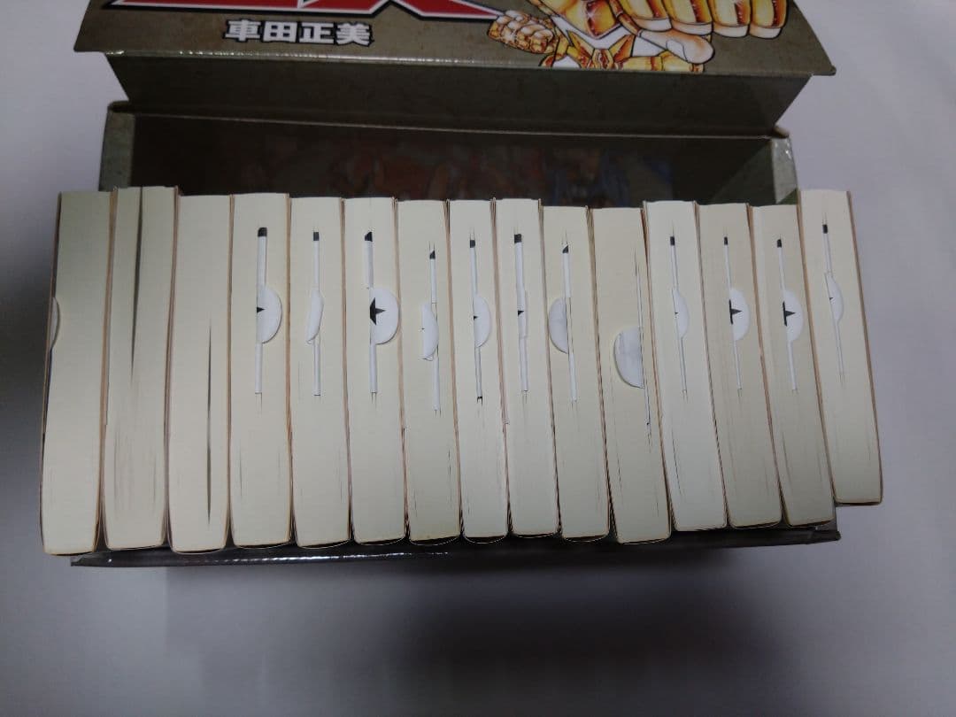 聖闘士星矢　文庫版　全巻セット　化粧箱付き