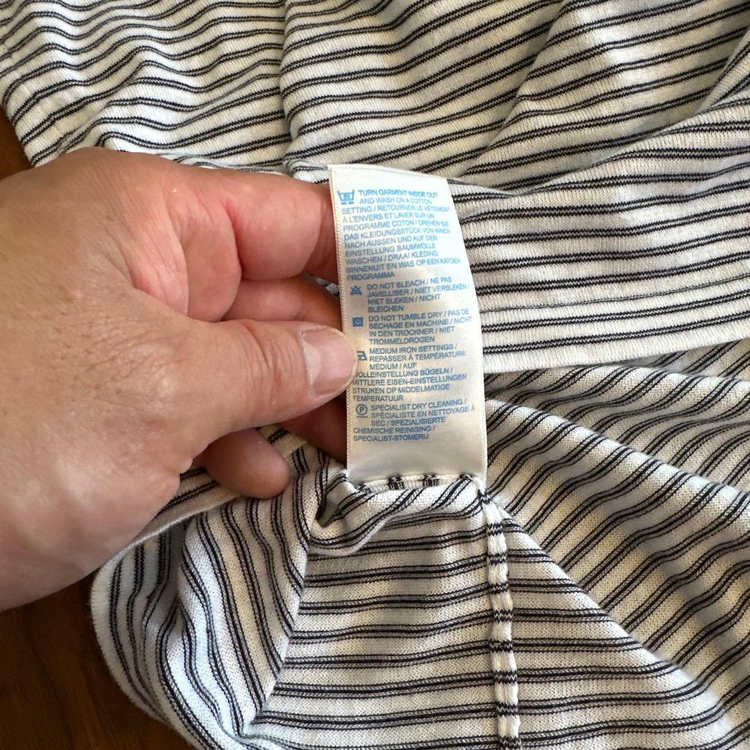 JOHN SMEDLEY ストライプ Tシャツ M