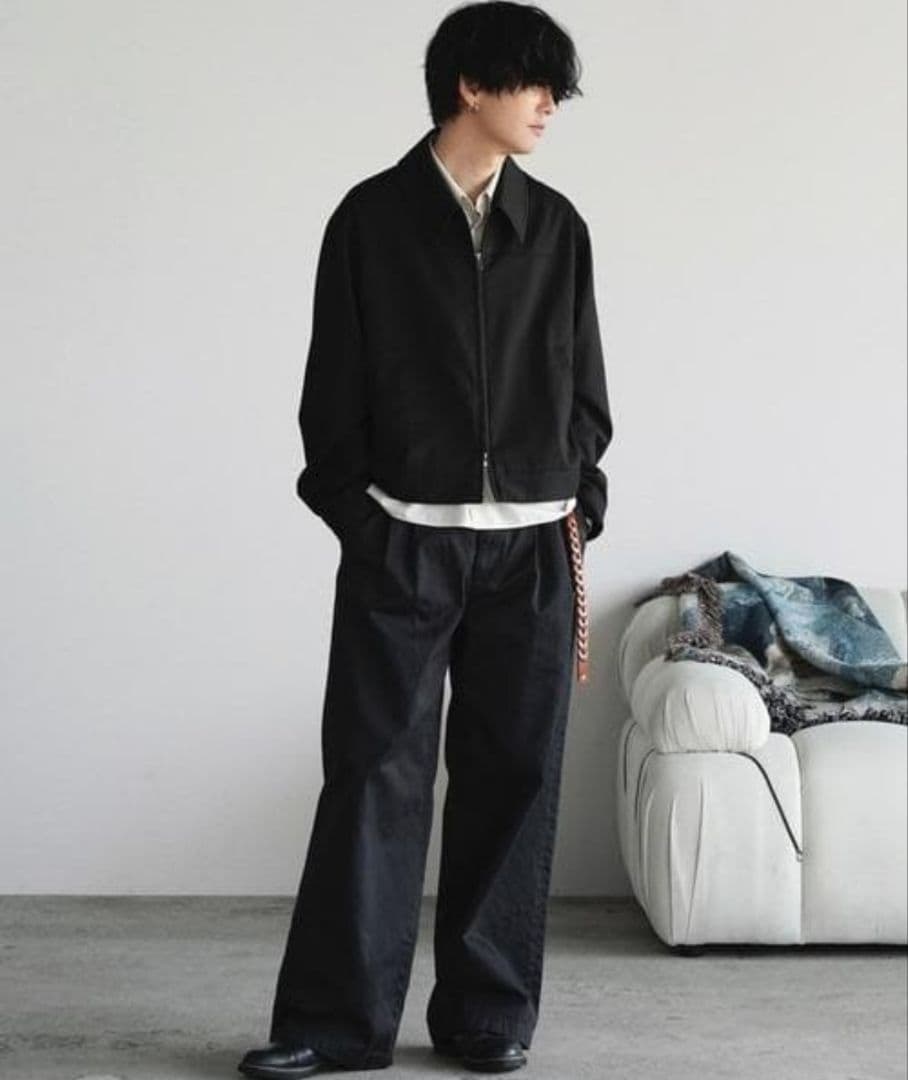 【WYM】TECH WOOL GABARDINE ZIP BLOUSON【新品】