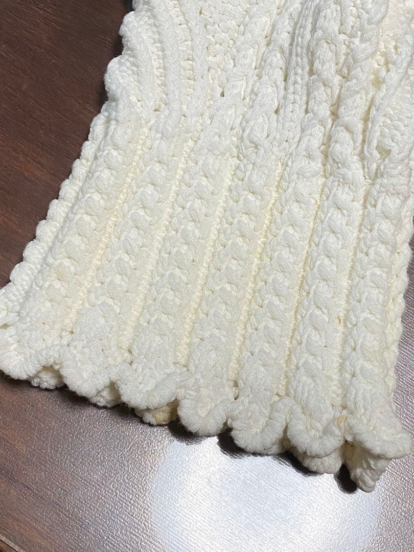 【値下げ！！】シャネル　ジップカーディガン　コットン　白