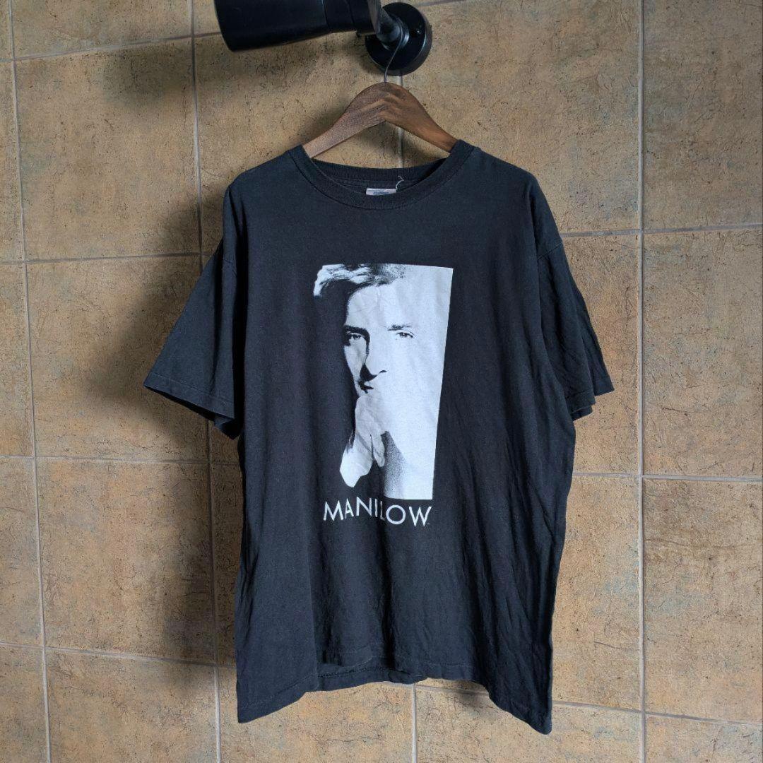 90s USA製　MANILOW　Tシャツ 　バンド　シングルステッチ　L