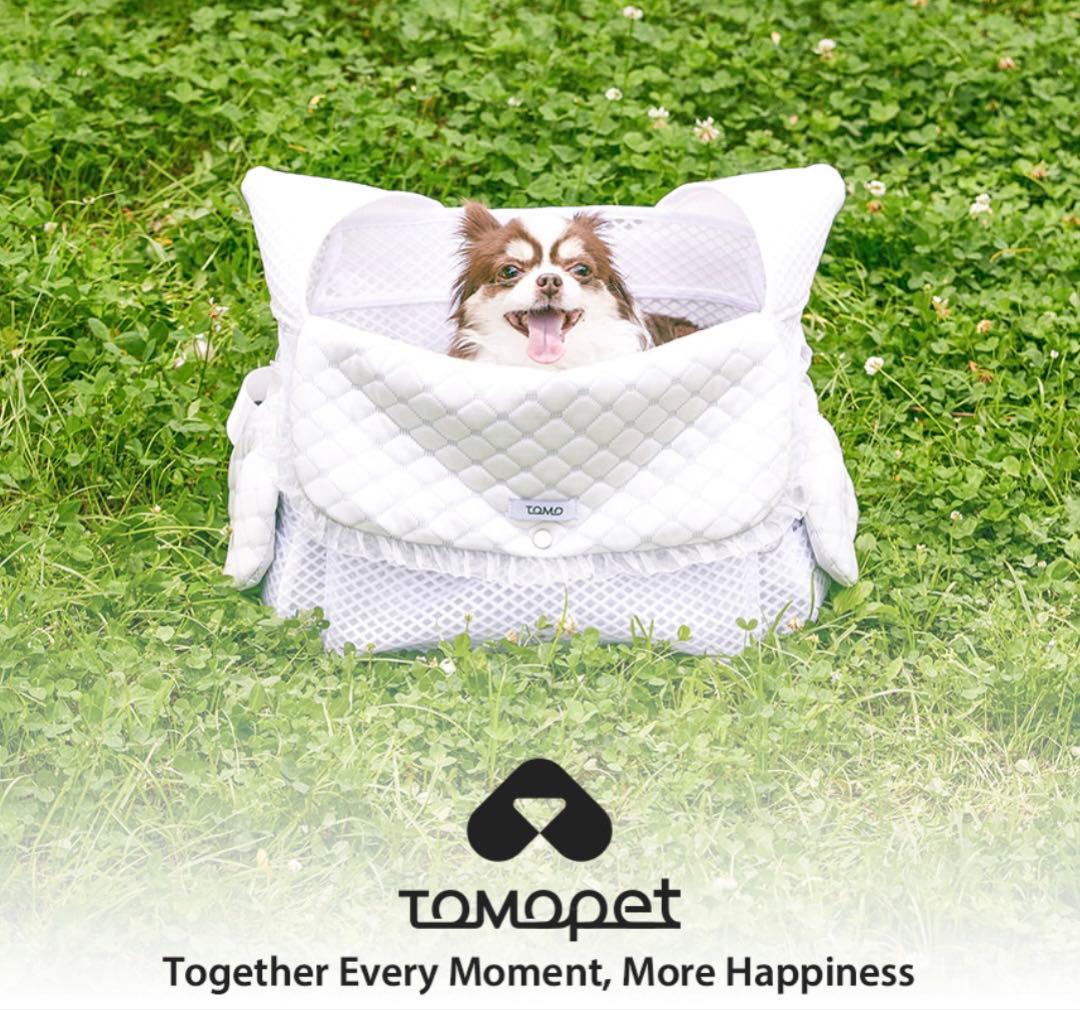 新品　TOMO クールユニバッグ　メッシュ unibag ホワイト　白　トモ　犬