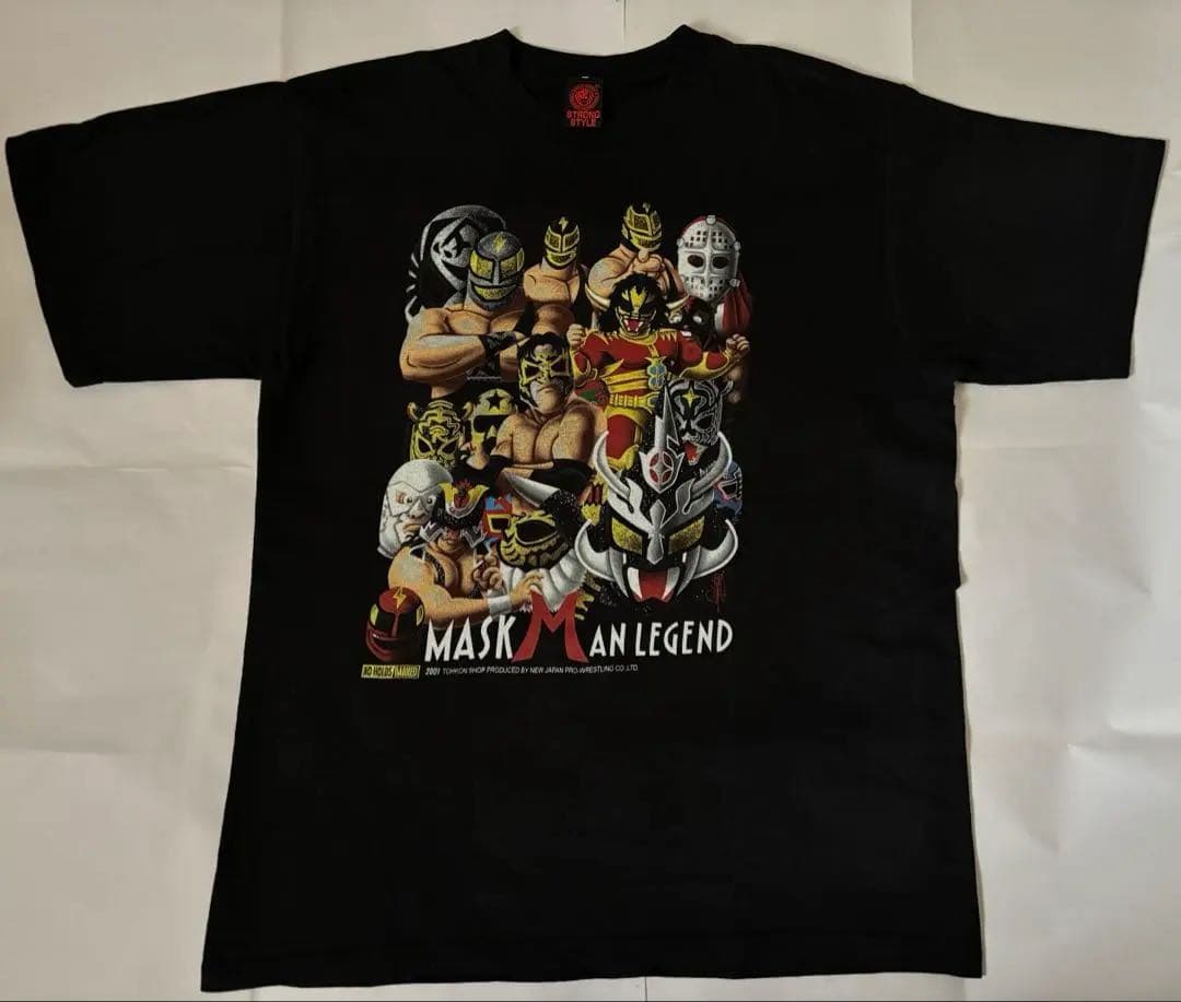 新日本プロレス 歴代マスクマンレジェンド Tシャツ（Lサイズ） プロレスマスク
