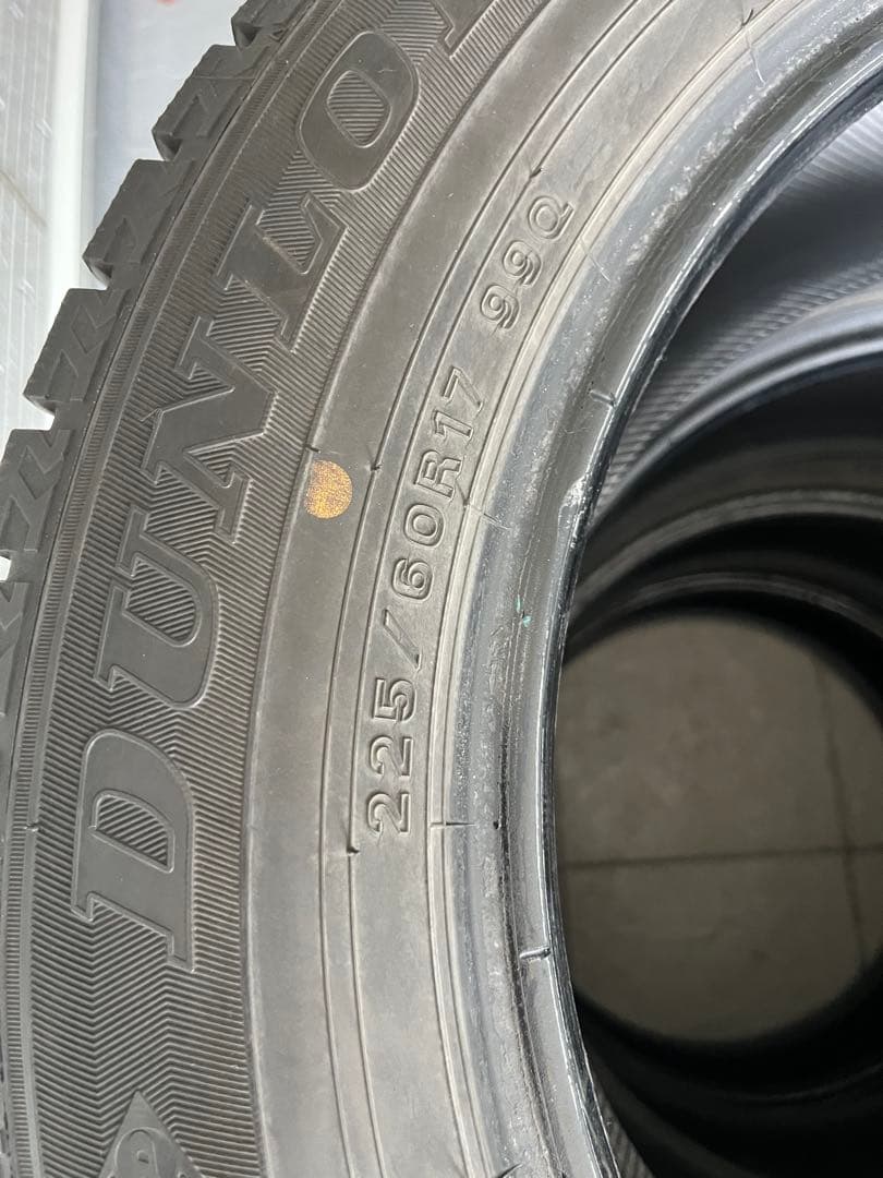 ⭐︎バリ溝‼︎⭐︎225/60R17 ダンロップ　WM02 2019年製　４本セット