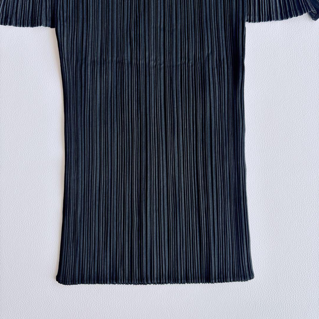 極美品✨PLEATS PLEASEプリーツプリーズ　トップス　半袖　サイズ4 黒