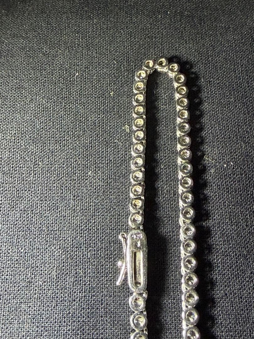 925 シルバーアクセサリー　テニスチェーン　ネックレス