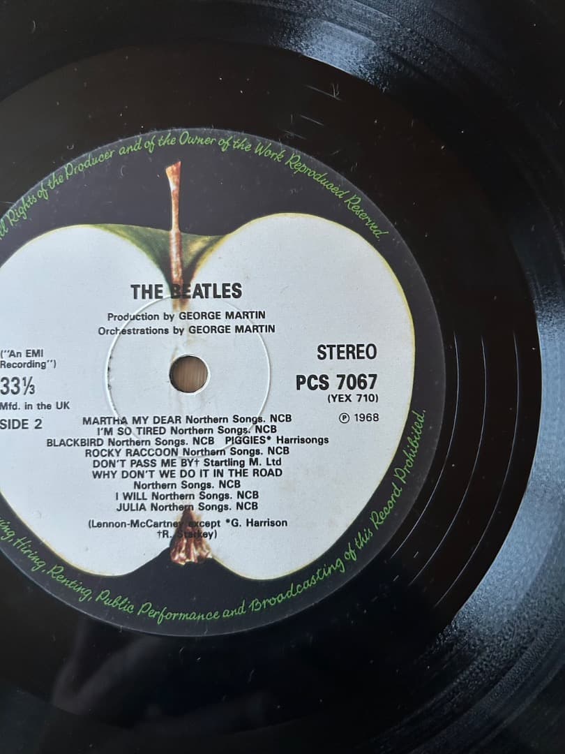 The BEATLES / White Album UK盤レコード（希少盤）