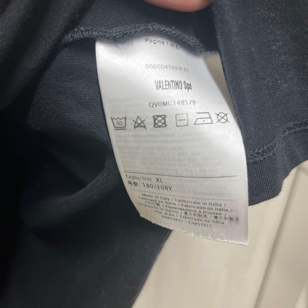 VALENTINO ブラック Tシャツ
