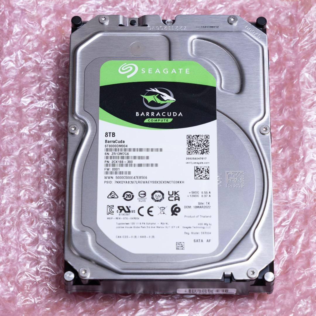 ¥Seagate BarraCuda 3.5 HDD ハードディスク 8TB