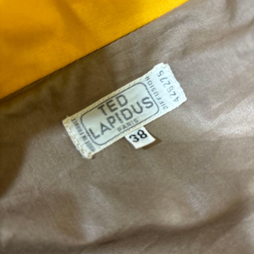 TED LAPIDUS Paris 38 マスタード　トレンチコート　2way