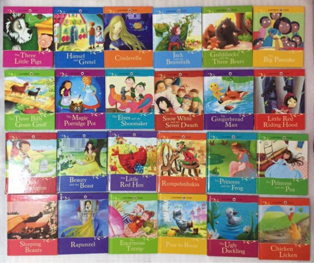 英語 童話 絵本 多読　ハードカバー 24冊セット 箱入り