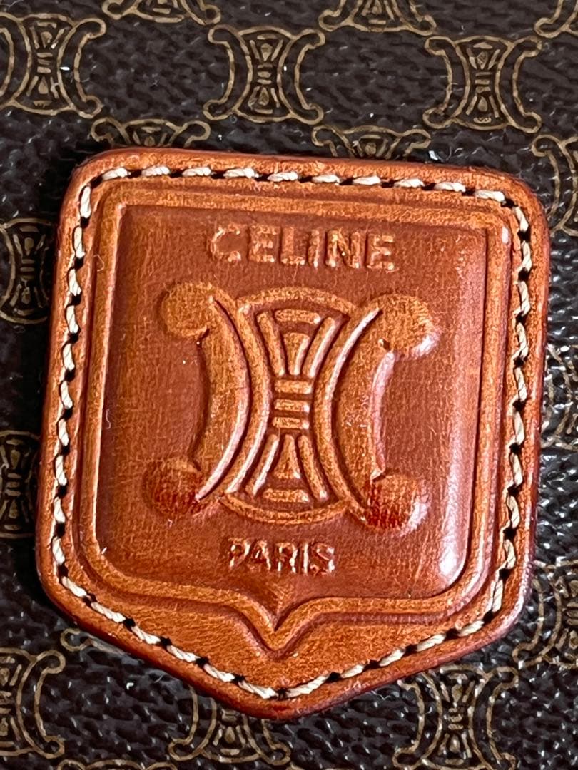 ぴーたろ【美品】CELINE ボストンバッグ ブラウンレザー