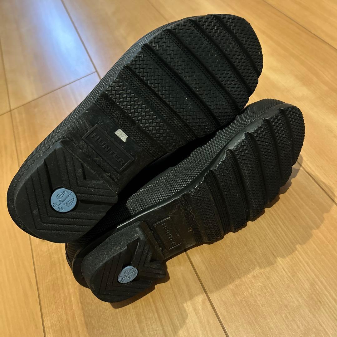 HUNTER レインブーツ　長靴　ショートブーツ　24㎝