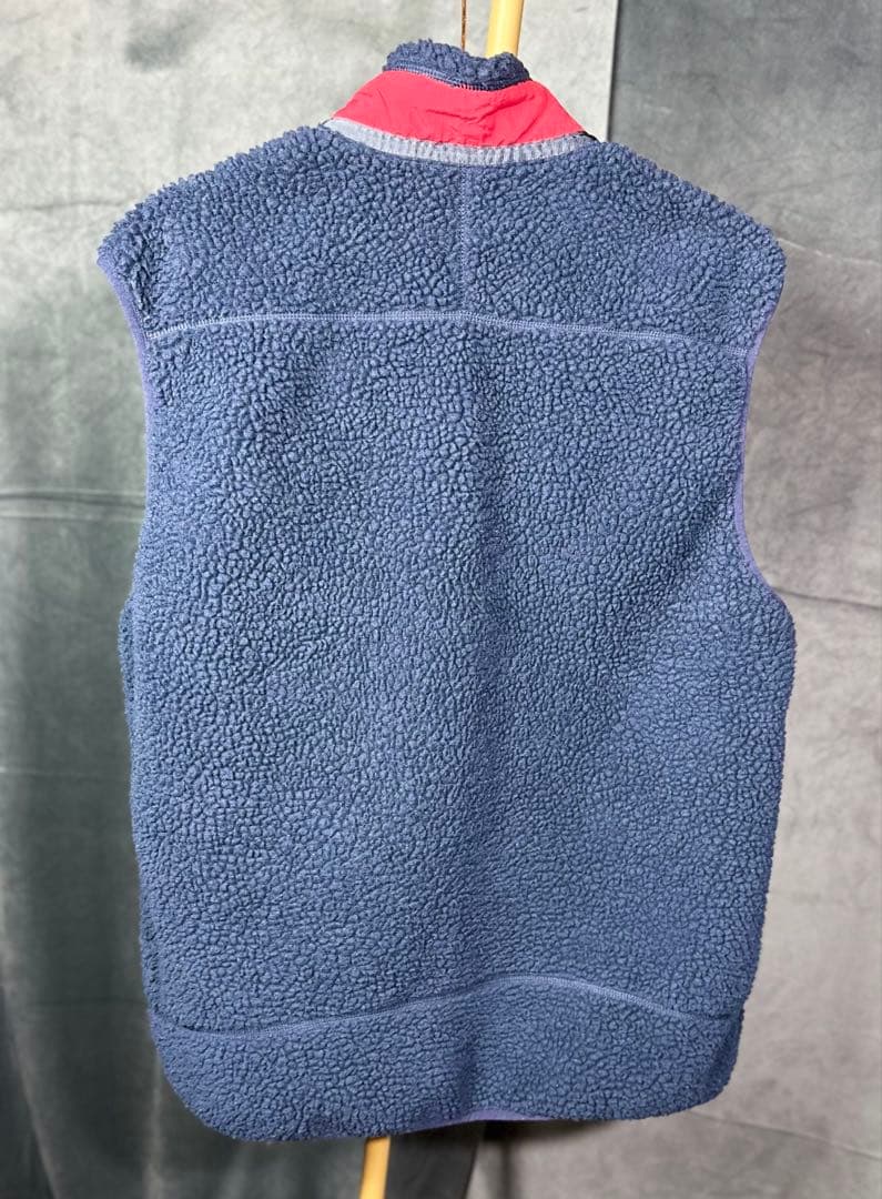 Patagonia レトロX ベスト L 23048 ネイビー 赤ポケット
