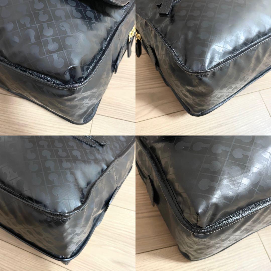 未使用タグ付/ゲラルディーニ　ミニボストン　ハンドバッグ　ソフティ　現行　黒