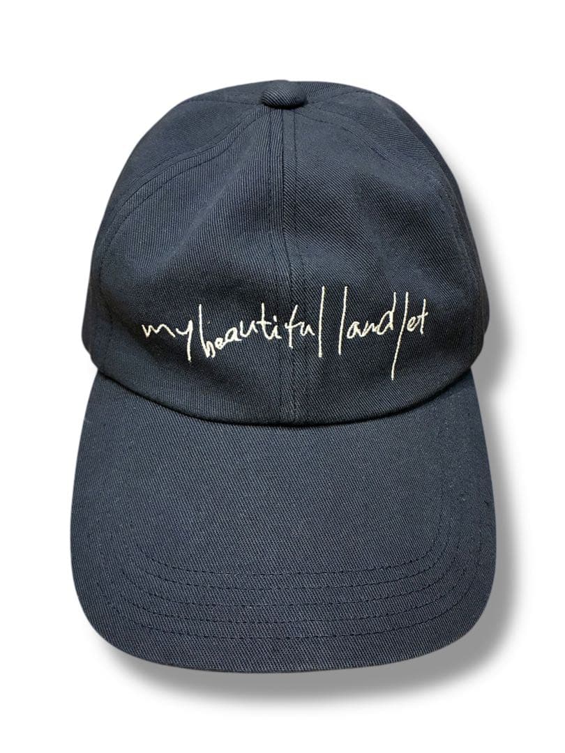 【25SS my beautiful landlet ベースボールロゴキャップ】