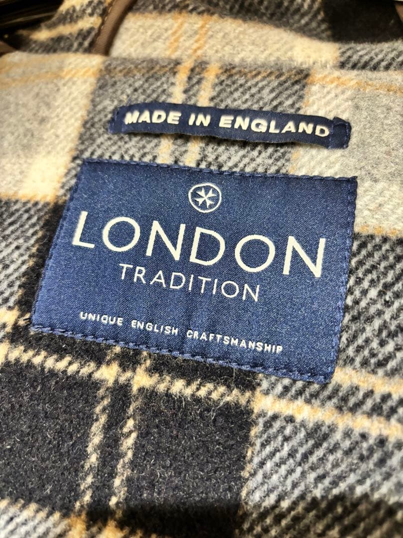【LONDONTRADITION】ベイクルーズ別注 ダッフルコート グレージュ