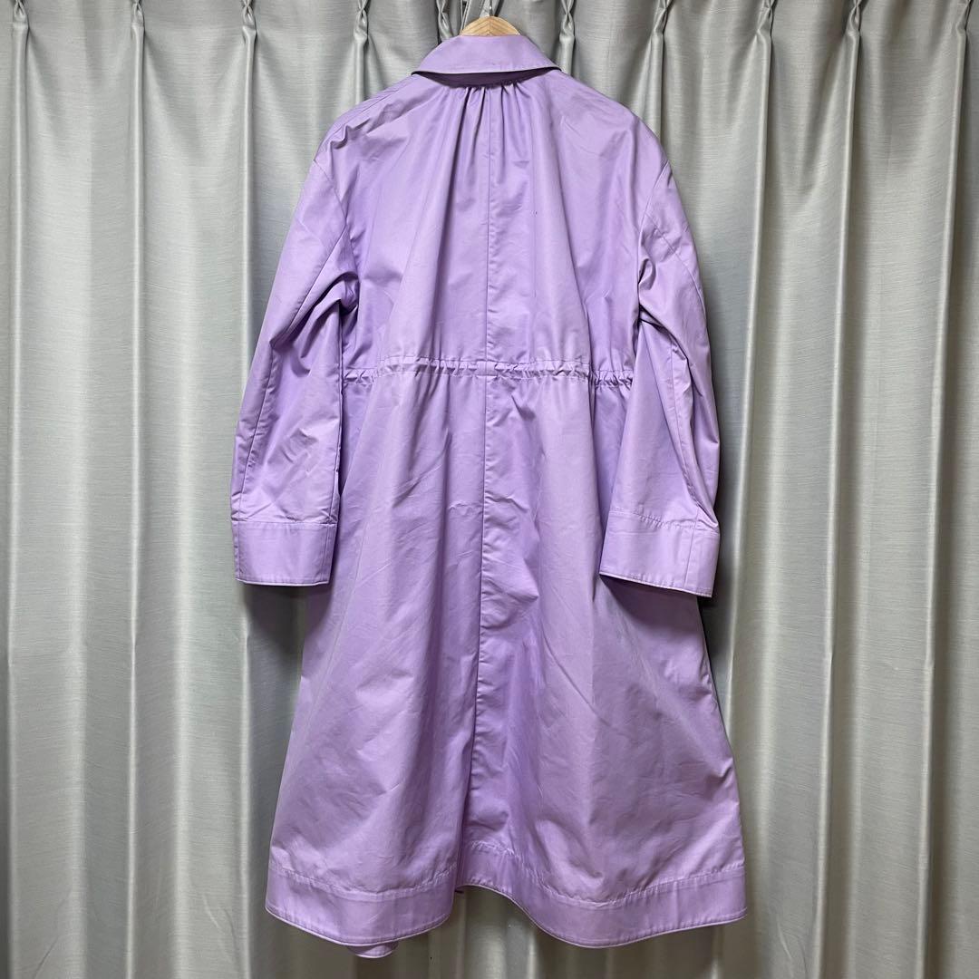 LE CIEL BLEU ドローストリングボリュームコート