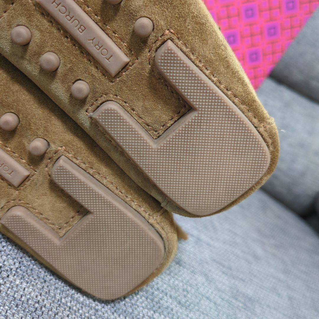 トリーバーチ モカシンブーツ スウェード サイズ8.5