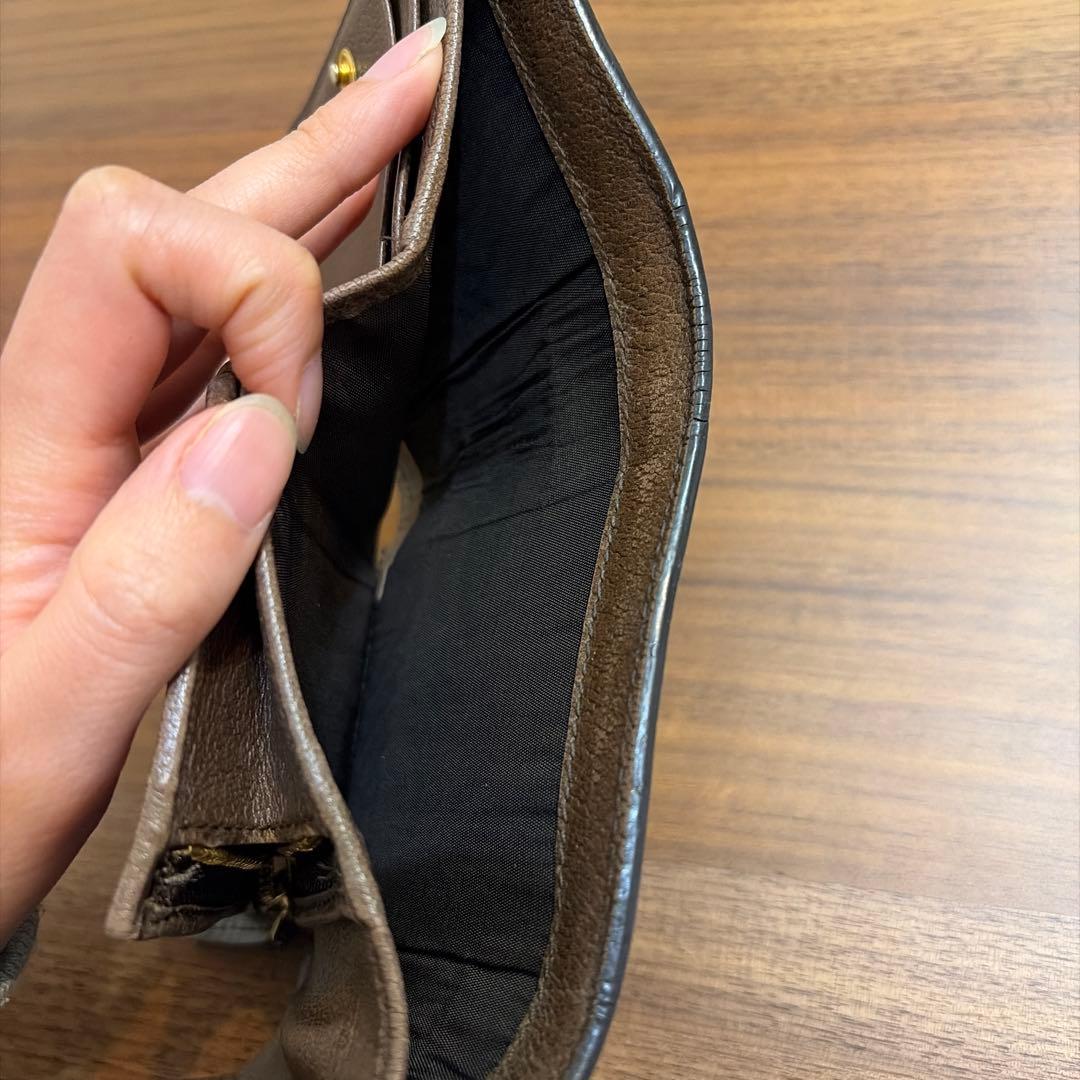 Gucci GGパターン 三つ折り財布